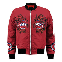 Load image into Gallery viewer, Montr??al Canadiens NHL Claws Bomber Jacket Apparel Gift For Fans L0411-21