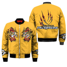 Load image into Gallery viewer, Nashville Predators NHL Claws Bomber Jacket Apparel Gift For Fans L0411-20