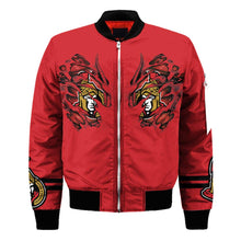 Load image into Gallery viewer, Ottawa Senators NHL Claws Bomber Jacket Apparel Gift For Fans L0411-16