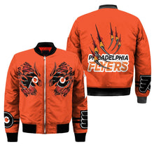 Load image into Gallery viewer, Philadelphia Flyers NHL Claws Bomber Jacket Apparel Gift For Fans L0411-15