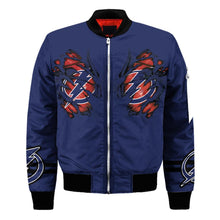 Load image into Gallery viewer, Tampa Bay Lightning NHL Claws Bomber Jacket Apparel Gift For Fans L0411-11