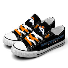 Load image into Gallery viewer, NFL Denver Broncos Low Top Canvas Shoes Gift For Fans H3010