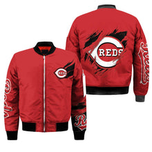 Load image into Gallery viewer, Cincinnati Reds MLB Bomber Jacket Apparel Gift For Fans L2910-23