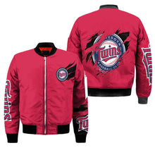 Load image into Gallery viewer, Minnesota Twins MLB Bomber Jacket Apparel Gift For Fans L2910-13