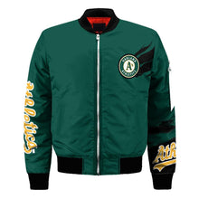 Load image into Gallery viewer, Oakland Athletics MLB Bomber Jacket Apparel Gift For Fans L2910-10