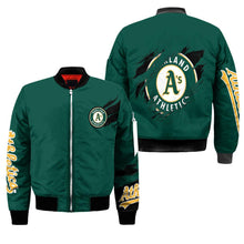 Load image into Gallery viewer, Oakland Athletics MLB Bomber Jacket Apparel Gift For Fans L2910-10
