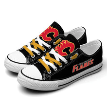 Load image into Gallery viewer, NHL Calgary Flames Low Top Canvas Shoes Gift For Fans H3010