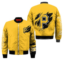 Load image into Gallery viewer, Pittsburgh Pirates MLB Bomber Jacket Apparel Gift For Fans L2910-08