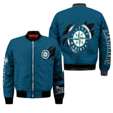 Load image into Gallery viewer, Seattle Mariners MLB Bomber Jacket Apparel Gift For Fans L2910-05
