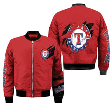 Load image into Gallery viewer, Texas Rangers MLB Bomber Jacket Apparel Gift For Fans L2910-02