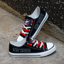 Load image into Gallery viewer, NHL Columbus Blue Jackets Low Top Canvas Shoes Gift For Fans H3010