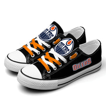 Load image into Gallery viewer, NHL Edmonton Oilers Low Top Canvas Shoes Gift For Fans H3010