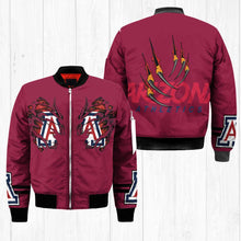 Load image into Gallery viewer, Arizona Wildcats NCAA Claws Bomber Jacket Apparel Gift For Fans L0411-251