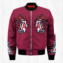 Load image into Gallery viewer, Arizona Wildcats NCAA Claws Bomber Jacket Apparel Gift For Fans L0411-251