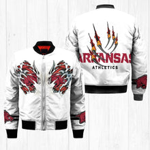 Load image into Gallery viewer, Arkansas Razorback NCAA Claws Bomber Jacket Apparel Gift For Fans L0411-252