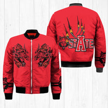 Load image into Gallery viewer, Arkansas State Red Wolves NCAA Claws Bomber Jacket Apparel Gift For Fans L0411-240
