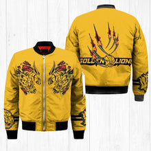 Load image into Gallery viewer, Arkansas-Pine Bluff Golden Lions NCAA Claws Bomber Jacket Apparel Gift For Fans L0411-239