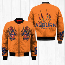 Load image into Gallery viewer, Auburn Tigers NCAA Claws Bomber Jacket Apparel Gift For Fans L0411-237