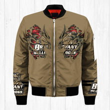 Load image into Gallery viewer, Bryant Bulldogs NCAA Claws Bomber Jacket Apparel Gift For Fans L0411-227