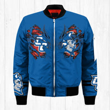 Load image into Gallery viewer, Central Connecticut Blue Devils NCAA Claws Bomber Jacket Apparel Gift For Fans L0411-218