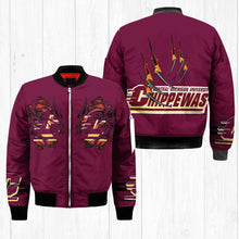 Load image into Gallery viewer, Central Michigan Chippewas NCAA Claws Bomber Jacket Apparel Gift For Fans L0411-217