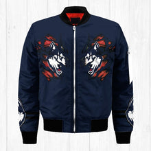 Load image into Gallery viewer, Connecticut Huskies NCAA Claws Bomber Jacket Apparel Gift For Fans L0411-204