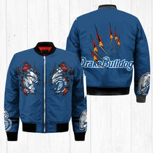 Load image into Gallery viewer, Drake Bulldogs NCAA Claws Bomber Jacket Apparel Gift For Fans L0411-197