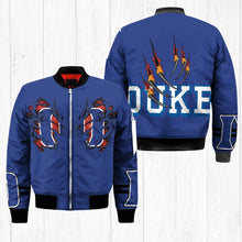 Load image into Gallery viewer, Duke Blue Devils NCAA Claws Bomber Jacket Apparel Gift For Fans L0411-196