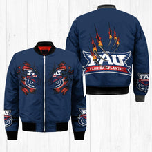 Load image into Gallery viewer, Florida Atlantic Owls NCAA Claws Bomber Jacket Apparel Gift For Fans L0411-185