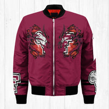 Load image into Gallery viewer, Fordham Rams NCAA Claws Bomber Jacket Apparel Gift For Fans L0411-183