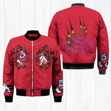 Load image into Gallery viewer, Fresno State Bulldogs NCAA Claws Bomber Jacket Apparel Gift For Fans L0411-182