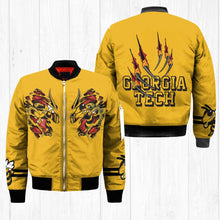 Load image into Gallery viewer, Georgia Tech Yellow Jackets NCAA Claws Bomber Jacket Apparel Gift For Fans L0411-175