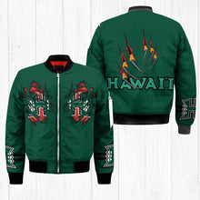 Load image into Gallery viewer, Hawaii Rainbow Warriors NCAA Claws Bomber Jacket Apparel Gift For Fans L0411-171