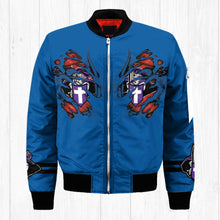 Load image into Gallery viewer, Holy Cross Crusaders NCAA Claws Bomber Jacket Apparel Gift For Fans L0411-170
