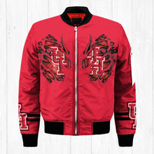Load image into Gallery viewer, Houston Cougars NCAA Claws Bomber Jacket Apparel Gift For Fans L0411-168