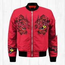 Load image into Gallery viewer, Illinois State Redbirds NCAA Claws Bomber Jacket Apparel Gift For Fans L0411-163