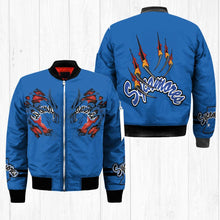Load image into Gallery viewer, Indiana State Sycamores NCAA Claws Bomber Jacket Apparel Gift For Fans L0411-161