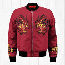 Load image into Gallery viewer, Iowa State Cyclones NCAA Claws Bomber Jacket Apparel Gift For Fans L0411-159
