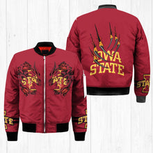 Load image into Gallery viewer, Iowa State Cyclones NCAA Claws Bomber Jacket Apparel Gift For Fans L0411-159