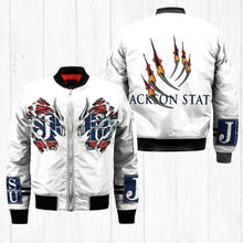 Load image into Gallery viewer, Jackson State Tigers NCAA Claws Bomber Jacket Apparel Gift For Fans L0411-158