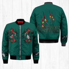 Load image into Gallery viewer, Jacksonville Dolphins NCAA Claws Bomber Jacket Apparel Gift For Fans L0411-157