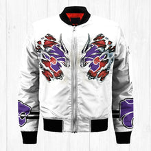 Load image into Gallery viewer, Kansas State Wildcats NCAA Claws Bomber Jacket Apparel Gift For Fans L0411-153
