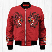 Load image into Gallery viewer, Louisiana Lafayette Ragin Cajuns NCAA Claws Bomber Jacket Apparel Gift For Fans L0411-145