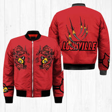 Load image into Gallery viewer, Louisville Cardinals NCAA Claws Bomber Jacket Apparel Gift For Fans L0411-142
