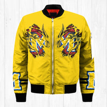 Load image into Gallery viewer, McNeese State Cowboys NCAA Claws Bomber Jacket Apparel Gift For Fans L0411-136