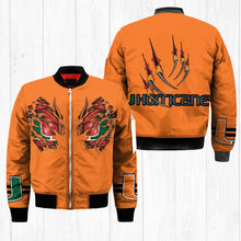 Load image into Gallery viewer, Miami Hurricanes NCAA Claws Bomber Jacket Apparel Gift For Fans L0411-133