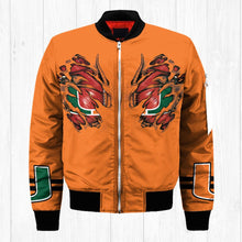 Load image into Gallery viewer, Miami Hurricanes NCAA Claws Bomber Jacket Apparel Gift For Fans L0411-133