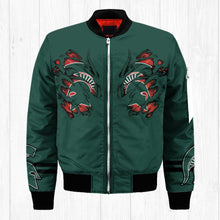 Load image into Gallery viewer, Michigan State Spartans NCAA Claws Bomber Jacket Apparel Gift For Fans L0411-131