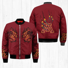 Load image into Gallery viewer, Minnesota Golden Gophers NCAA Claws Bomber Jacket Apparel Gift For Fans L0411-128