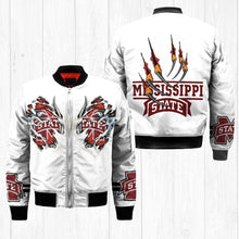Load image into Gallery viewer, Mississippi State Bulldogs NCAA Claws Bomber Jacket Apparel Gift For Fans L0411-127